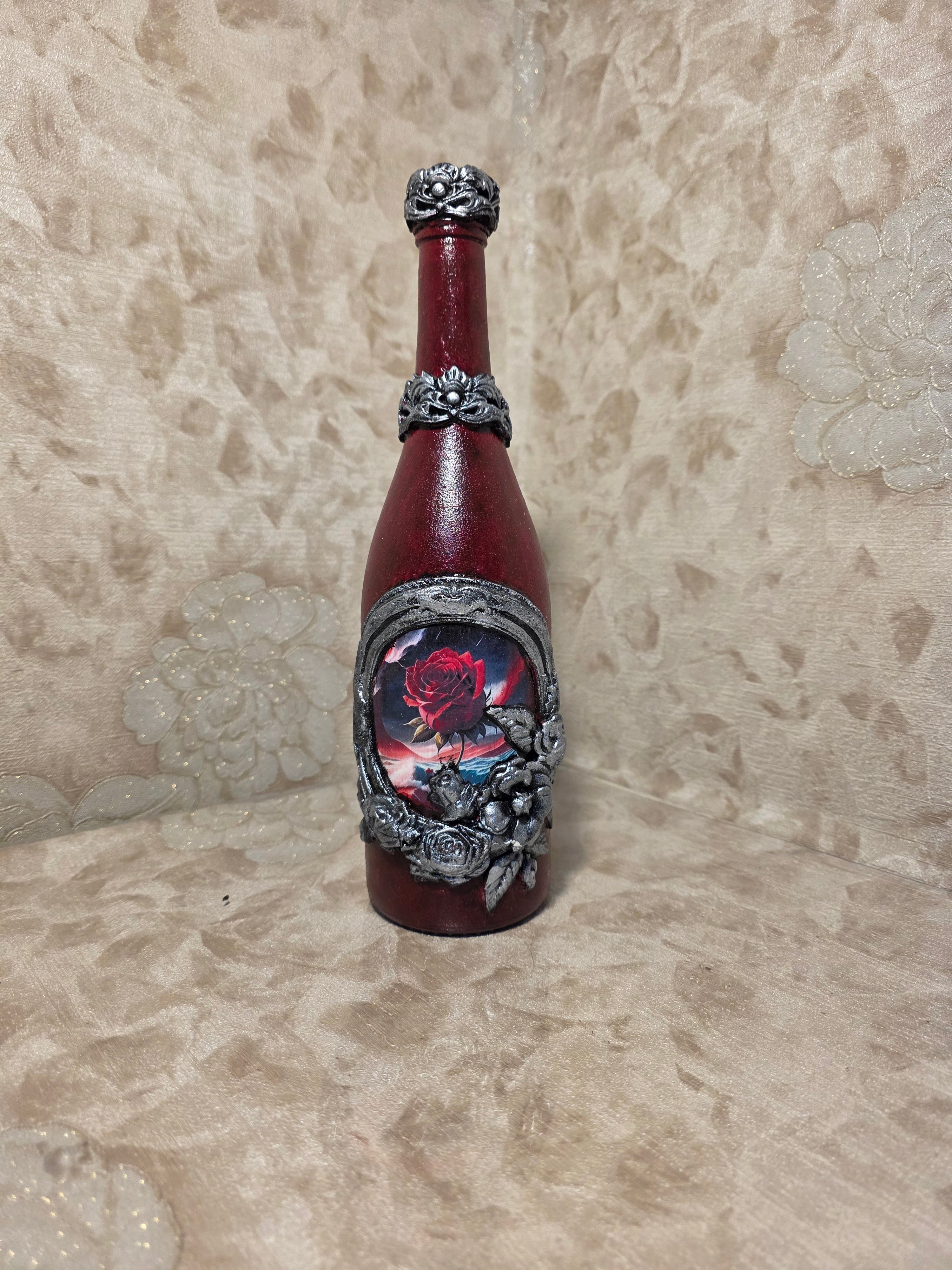 Decorated bottle Dark Romance