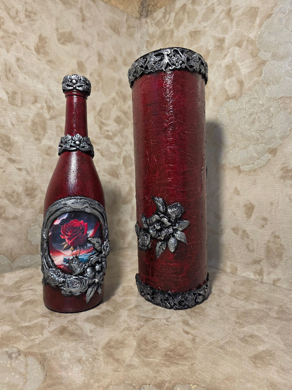 Decorated bottle Dark Romance