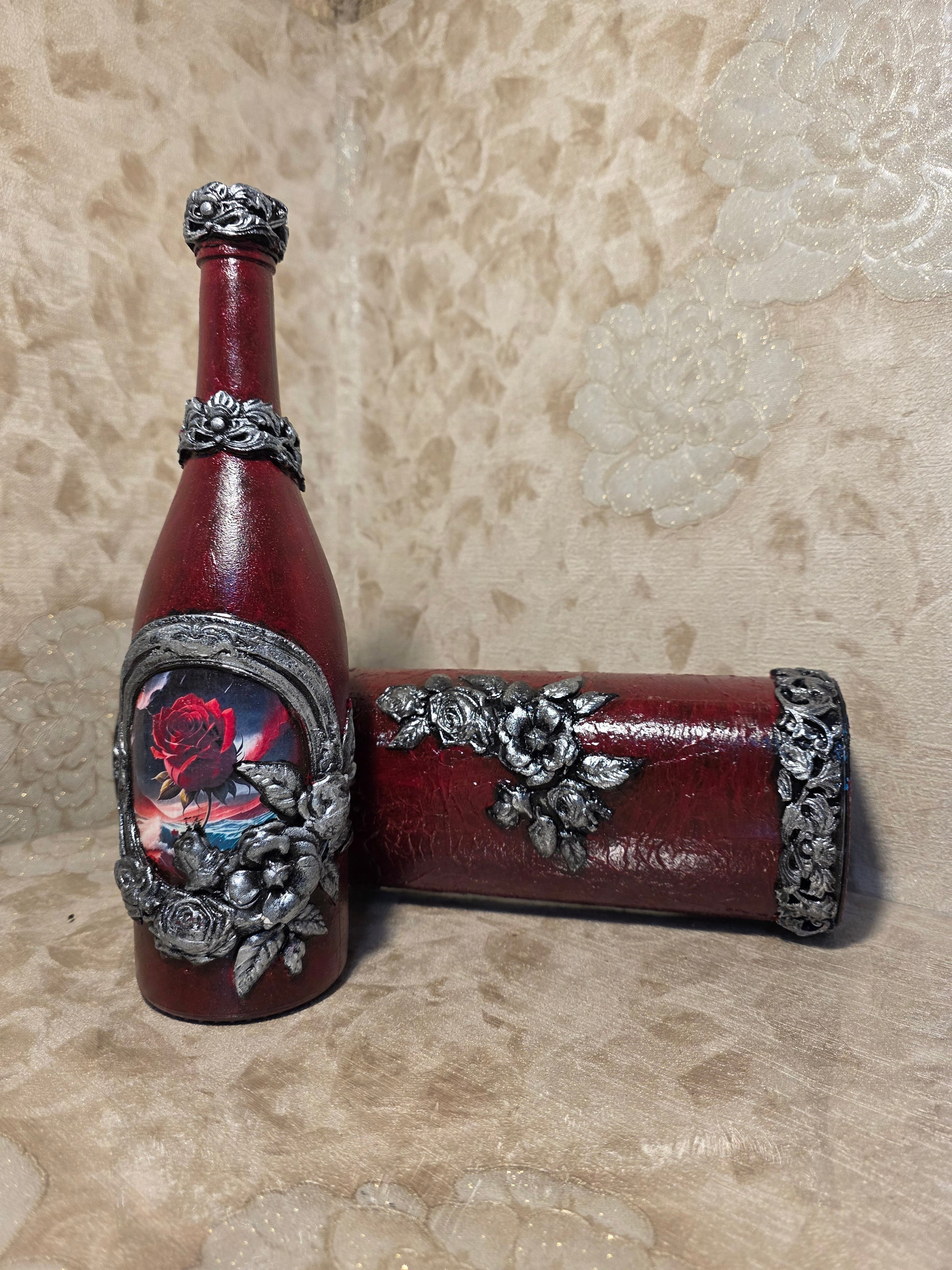 Decorated bottle Dark Romance