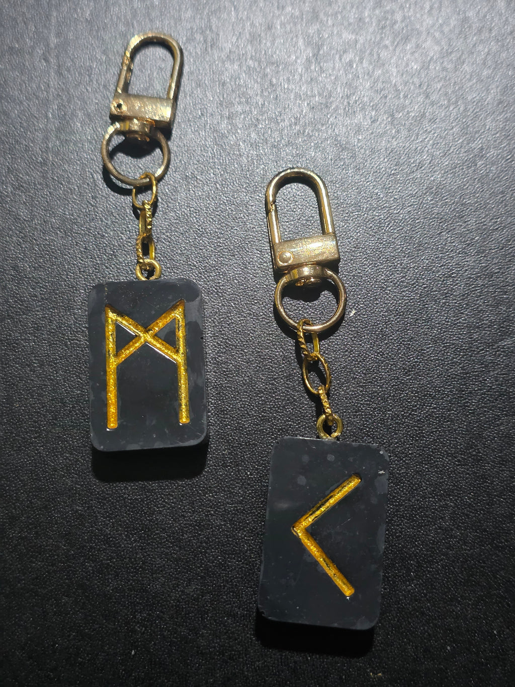 Complete Set of 24 Elder Futhark Runes - Keychains