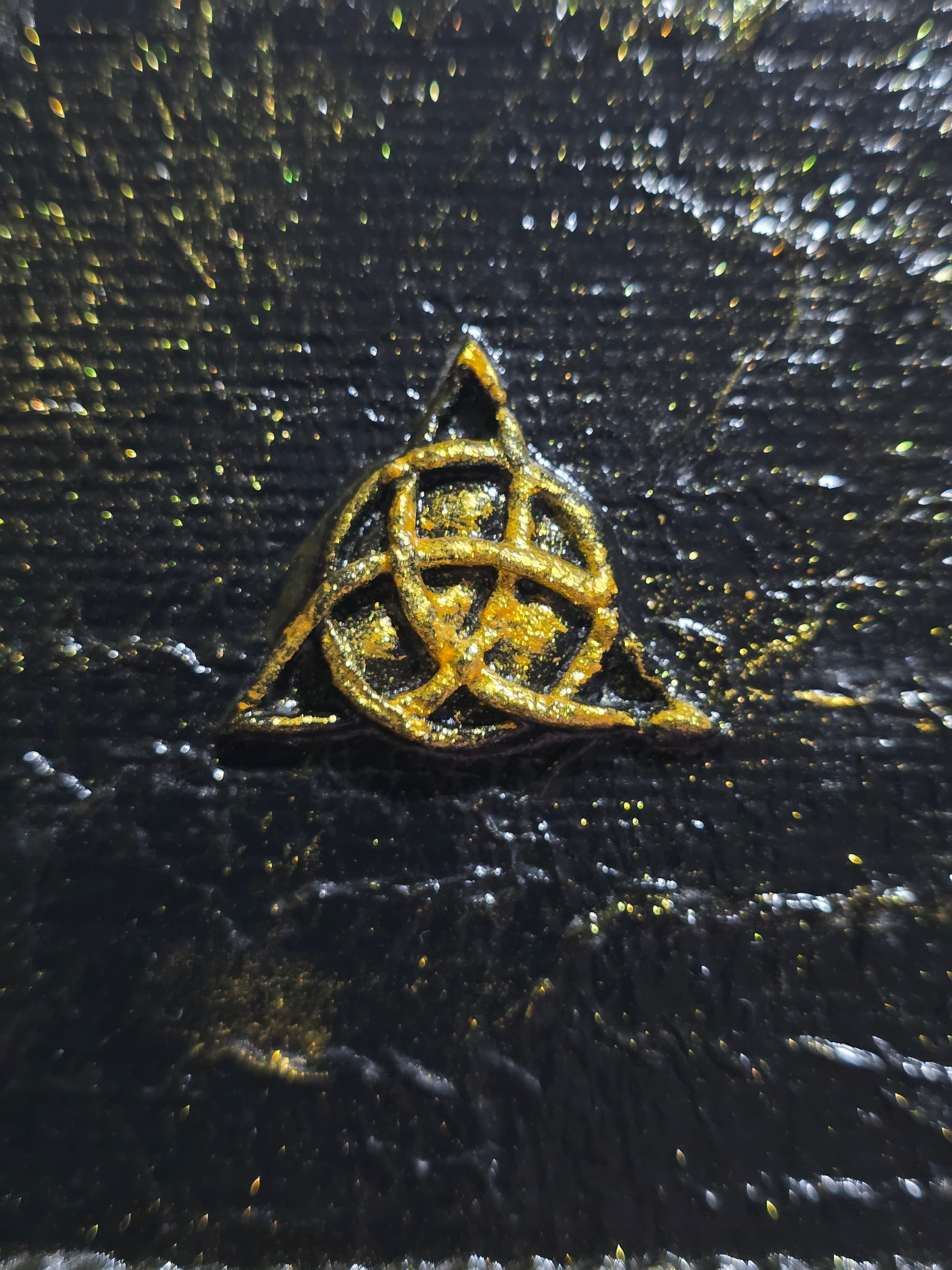 Runic Trinity Keychain Set - Tiwaz, Algiz, Laguz with Triquetra Box