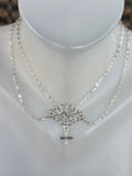 Gothic Choker Necklace with Star Pendant