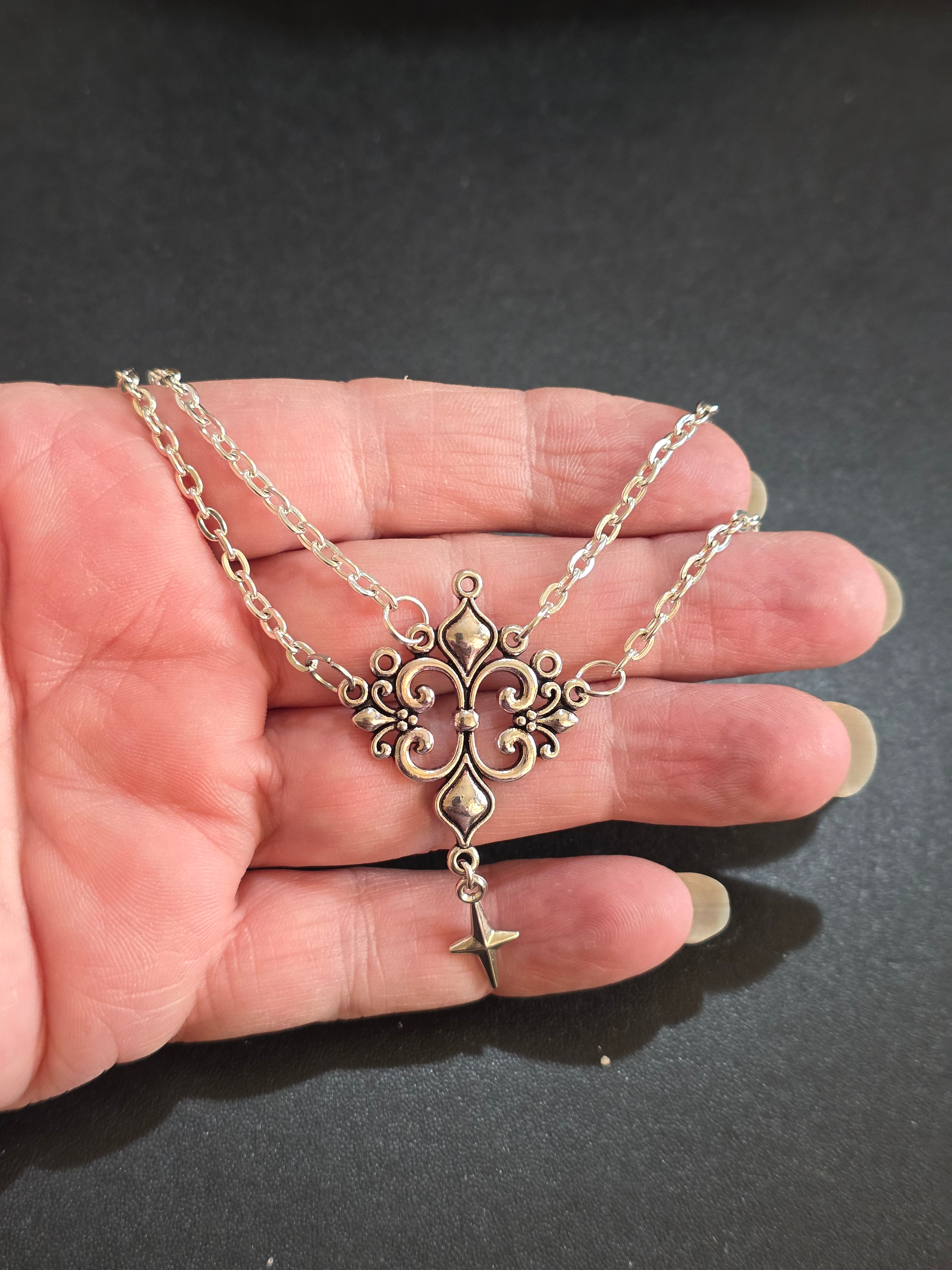 Gothic Choker with Star Pendant