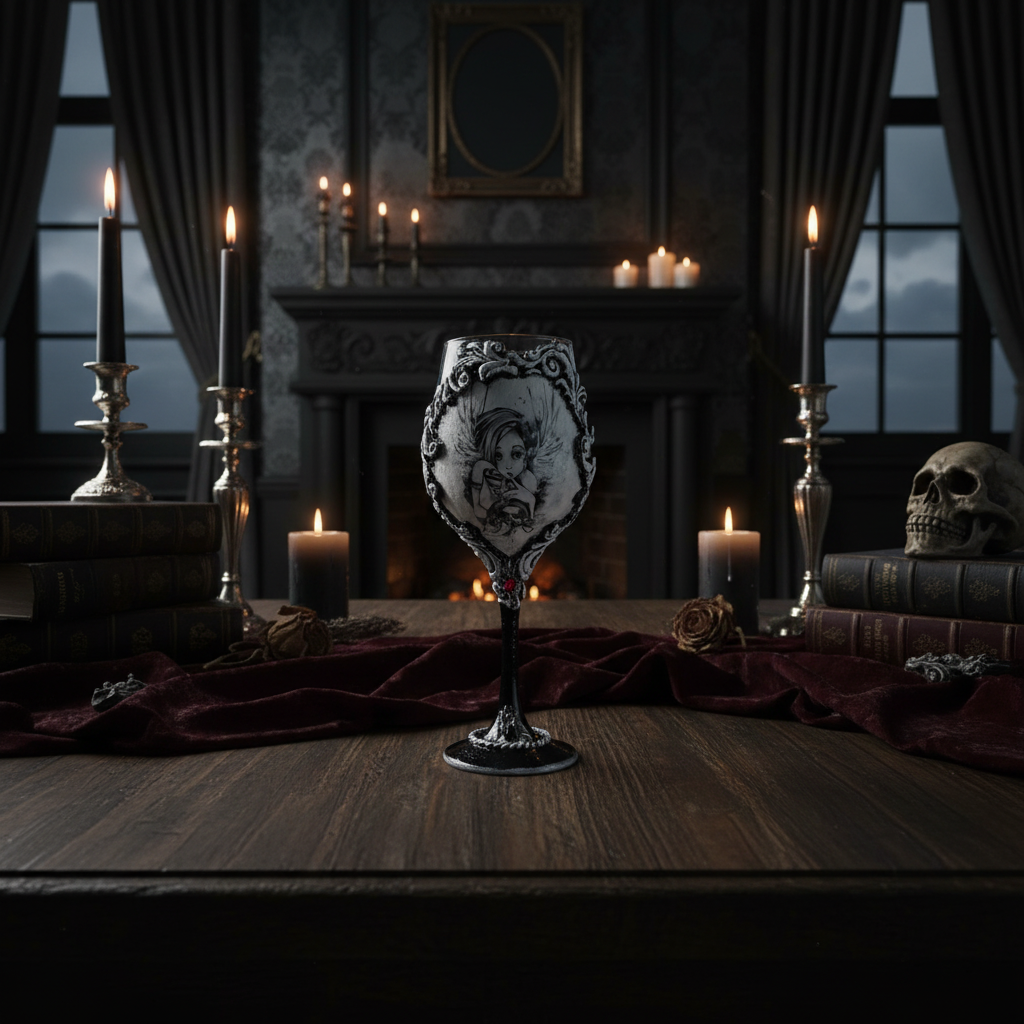 Gothic Wine Glass in Interior