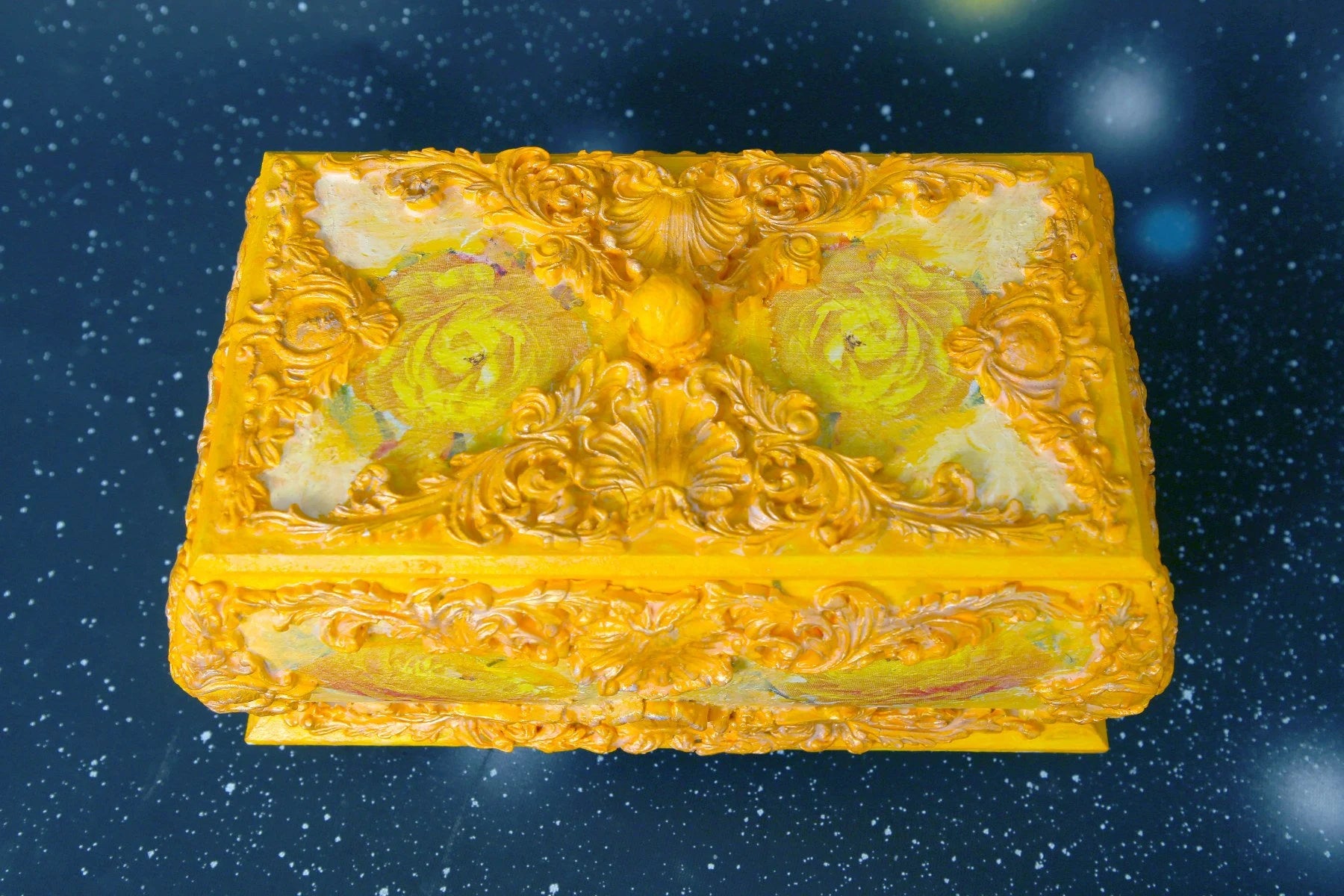 The Duke's Box - Resident Evil Village Inspired Golden Keepsake Box