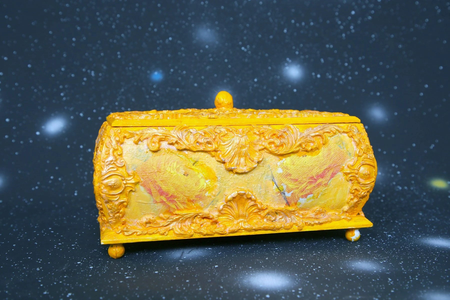 The Duke's Box - Resident Evil Village Inspired Golden Keepsake Box