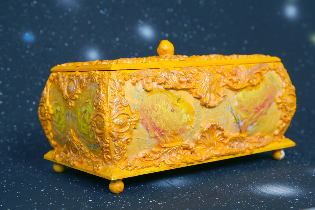 The Duke's Box - Resident Evil Village Inspired Golden Keepsake Box