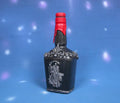 Gothic Decorated Bottle - Death & Dragon Black Silver 700ml