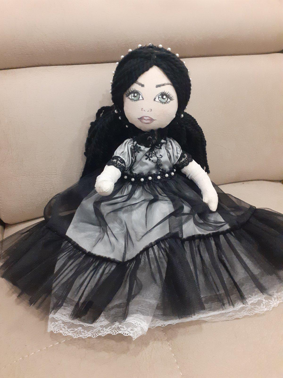 OOAK Collector's Doll - Dark Princess with Dual Wardrobe | Handmade Art Doll