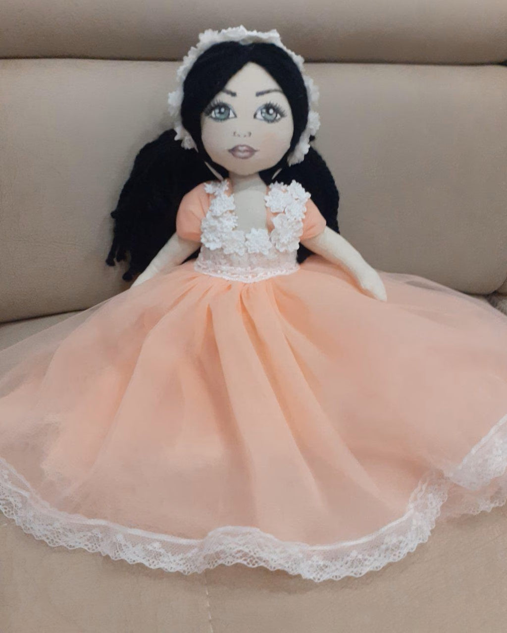 OOAK Collector's Doll - Dark Princess with Dual Wardrobe | Handmade Art Doll