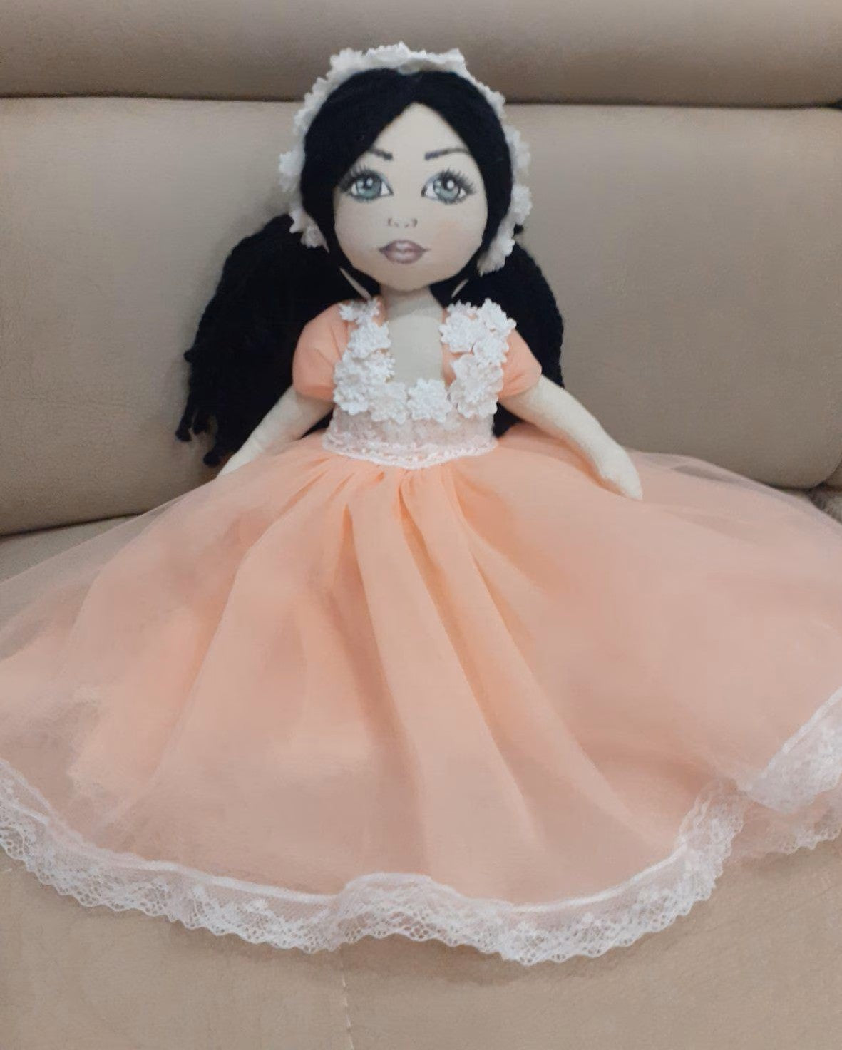 OOAK Collector's Doll - Dark Princess with Dual Wardrobe | Handmade Art Doll