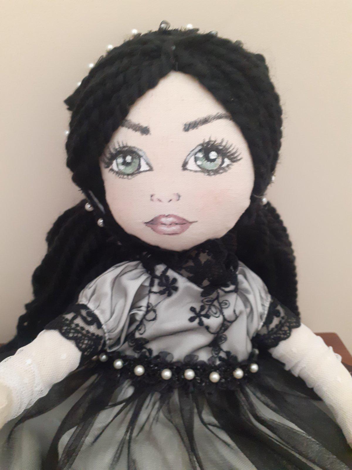 OOAK Collector's Doll - Dark Princess with Dual Wardrobe | Handmade Art Doll