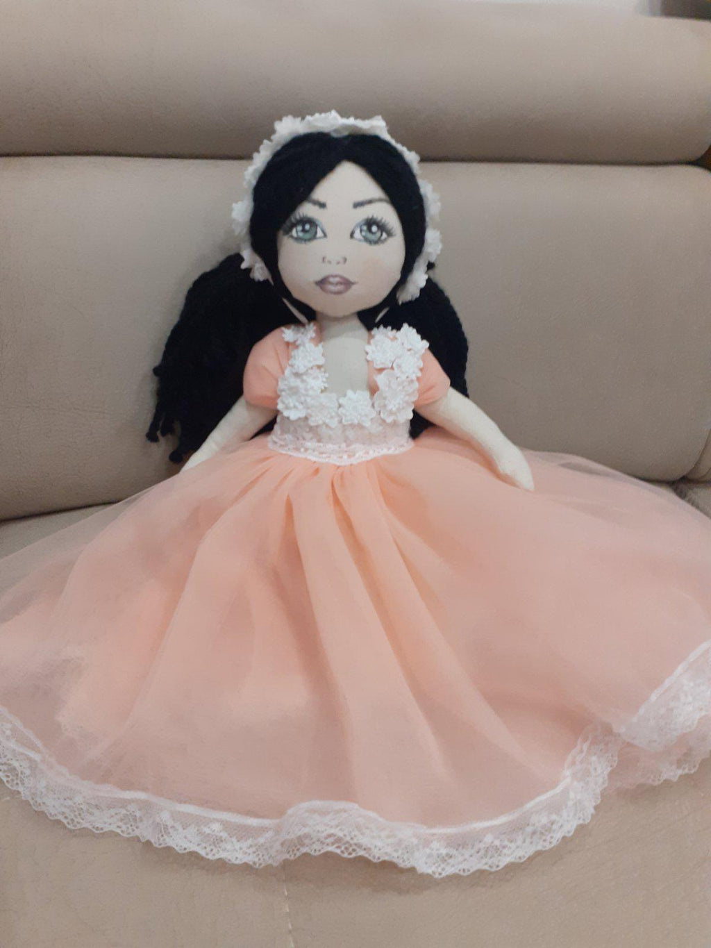 OOAK Collector's Doll - Dark Princess with Dual Wardrobe | Handmade Art Doll