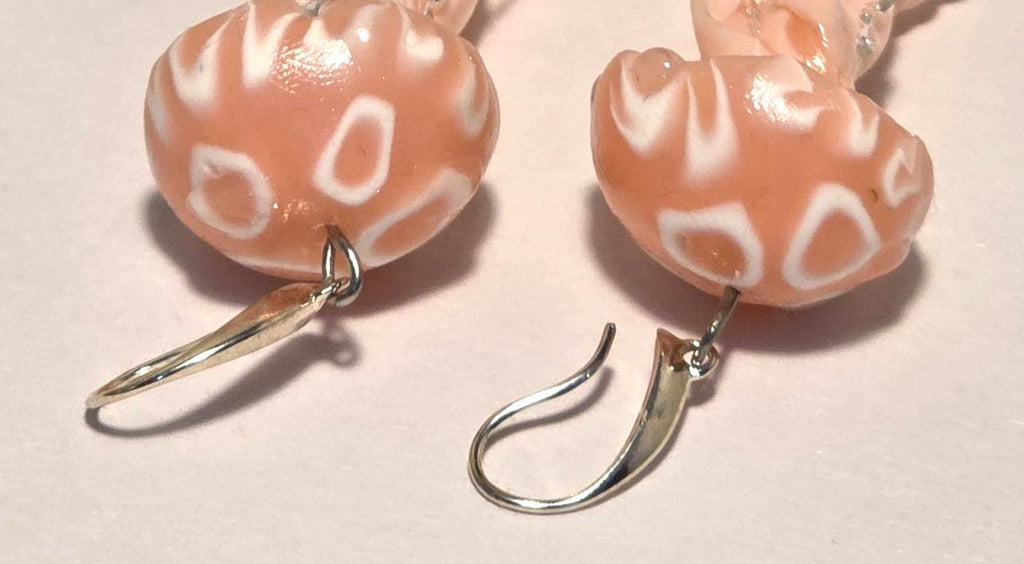 Jellyfish Earrings - Handmade Polymer Clay Statement Jewelry with Resin Drops