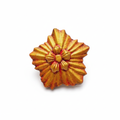 Lady Dimitrescu flower brooch - Resident Evil Village inspired on white background